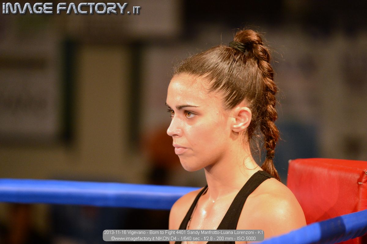 2013-11-16 Vigevano - Born to Fight 4401 Sandy Manfrotto-Luana Lorenzoni - K1